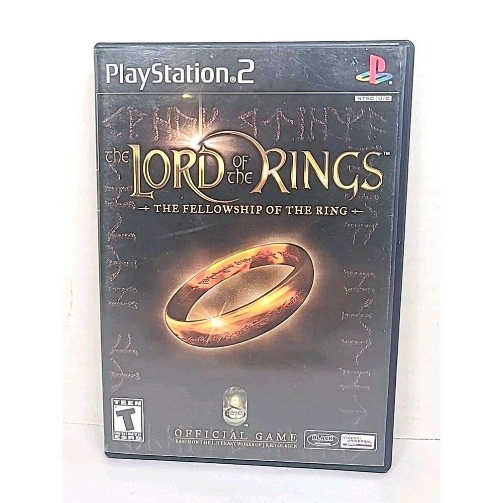 Lord Of The Rings: The Fellowship Of The Rings Sony PlayStation 2 PS2 CIB